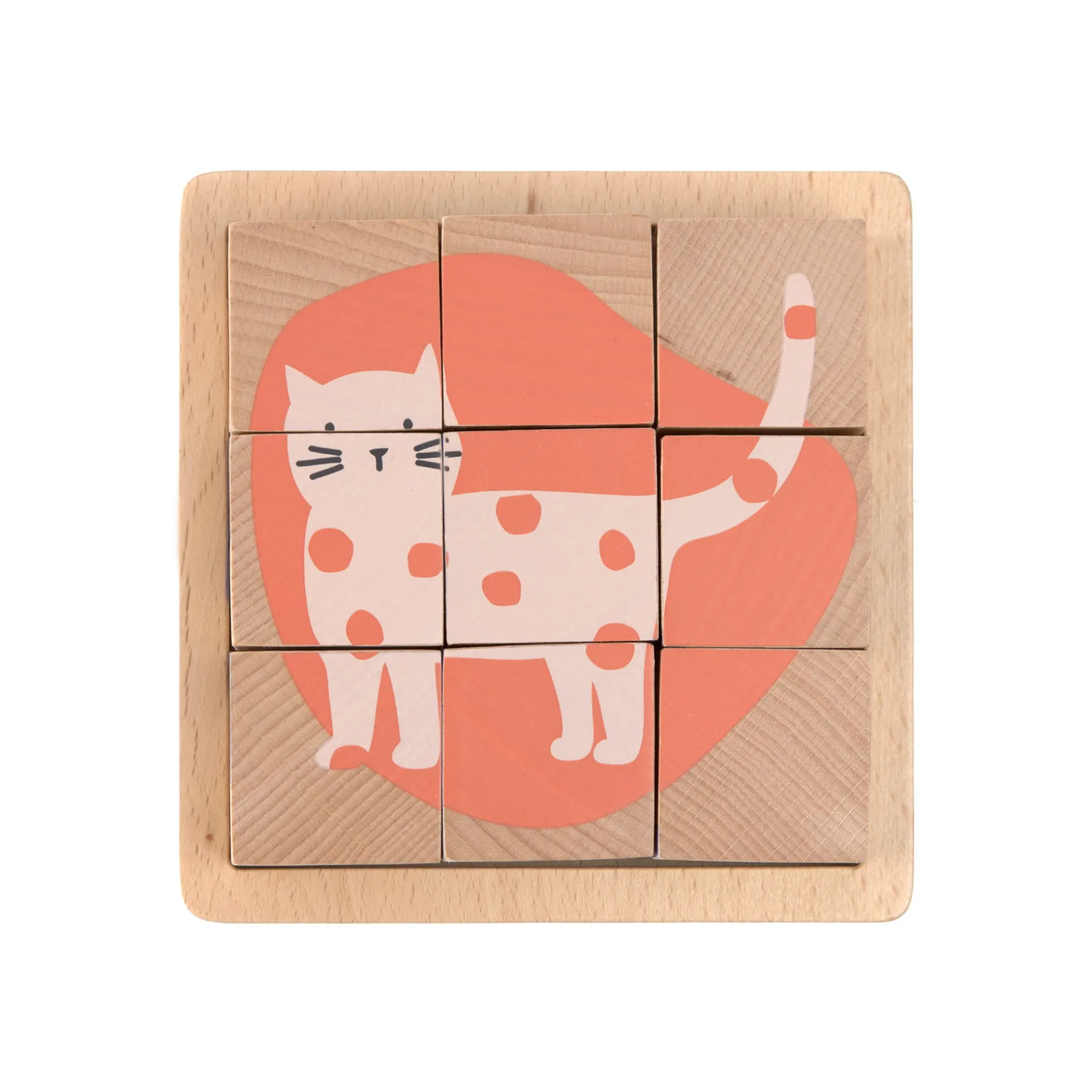 Würfelpuzzle Holz, Little Mateys