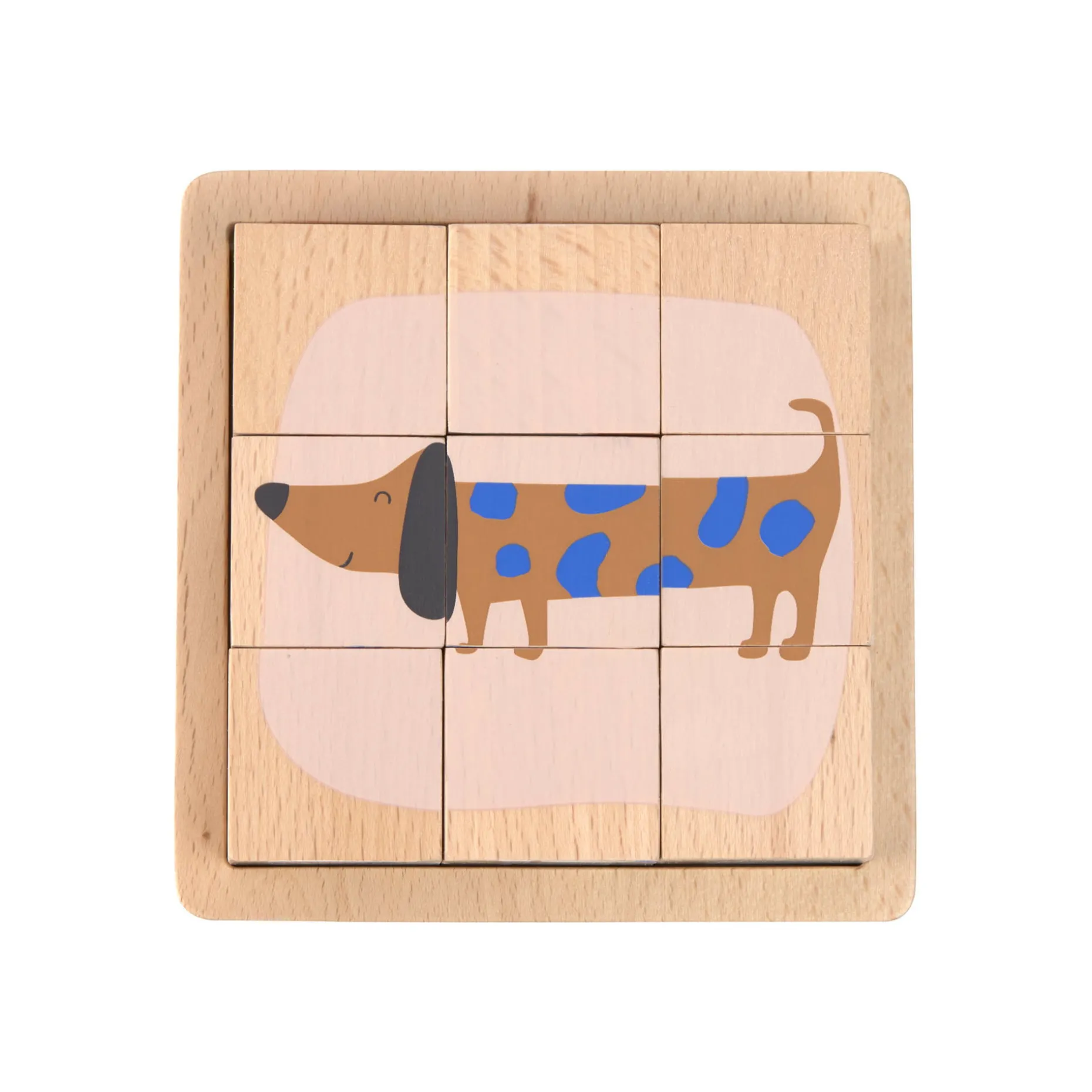 Würfelpuzzle Holz, Little Mateys
