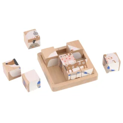 Würfelpuzzle Holz, Little Mateys